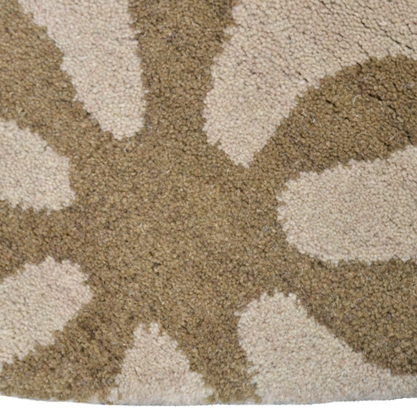 Collection: Round Hand Tufted Wool Contemporary Area Rugs