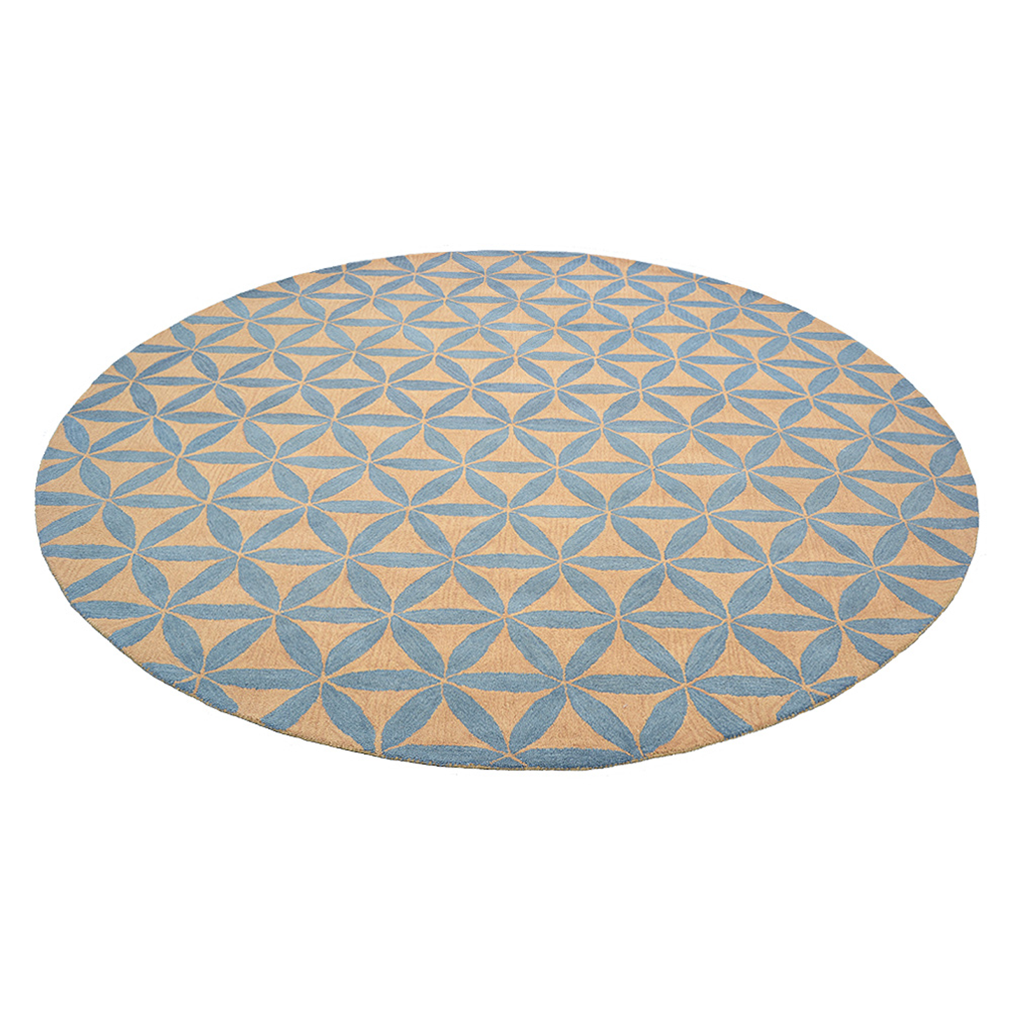 Collection: Round Hand Tufted Wool Contemporary Area Rugs