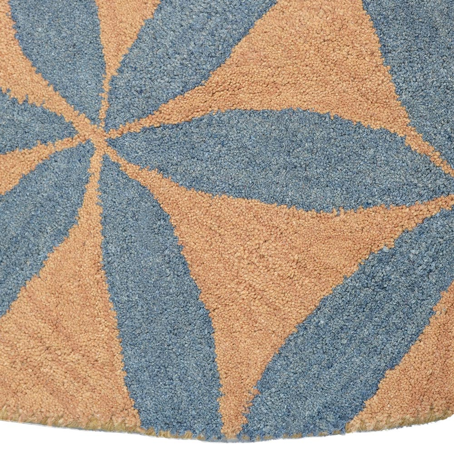 Collection: Round Hand Tufted Wool Contemporary Area Rugs