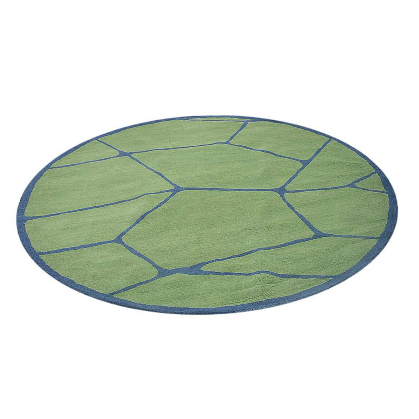 Collection: Round Hand Tufted Wool Contemporary Area Rugs