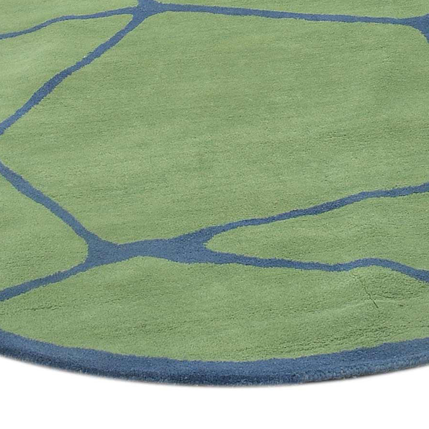 Collection: Round Hand Tufted Wool Contemporary Area Rugs