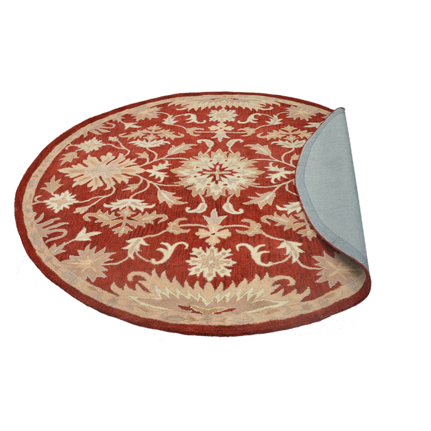 Collection: Round Hand Tufted Wool Contemporary Area Rugs