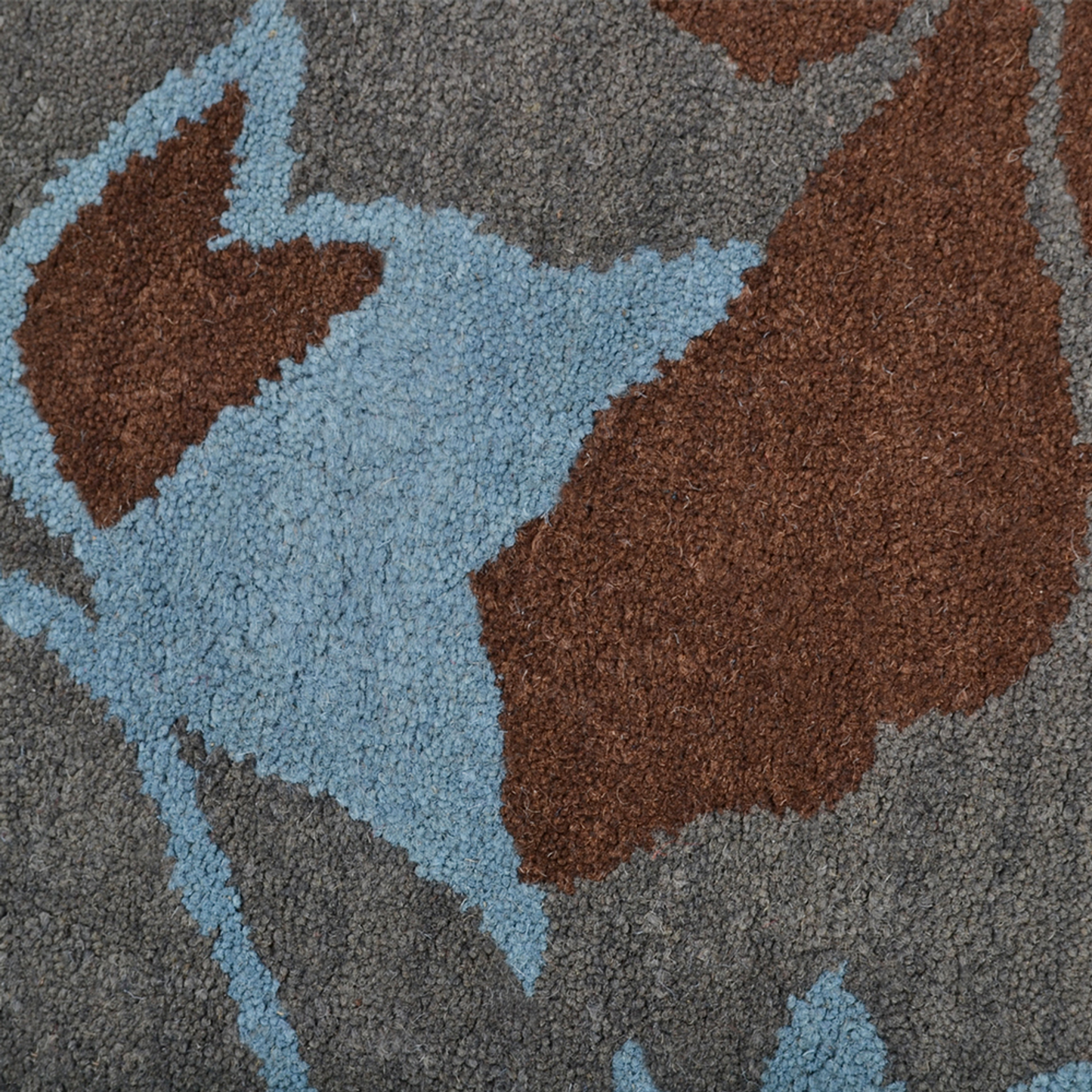 Florals Collection: Square Hand Tufted Wool Area Rugs