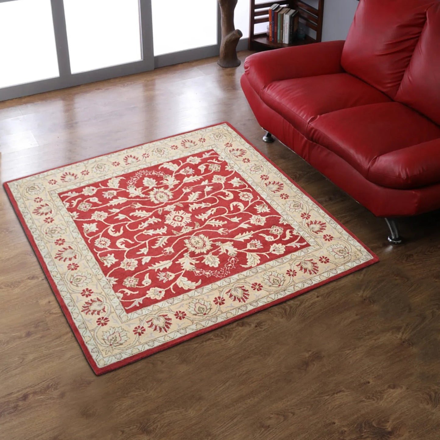 Oriental Collection: Square Hand Tufted Wool Area Rugs