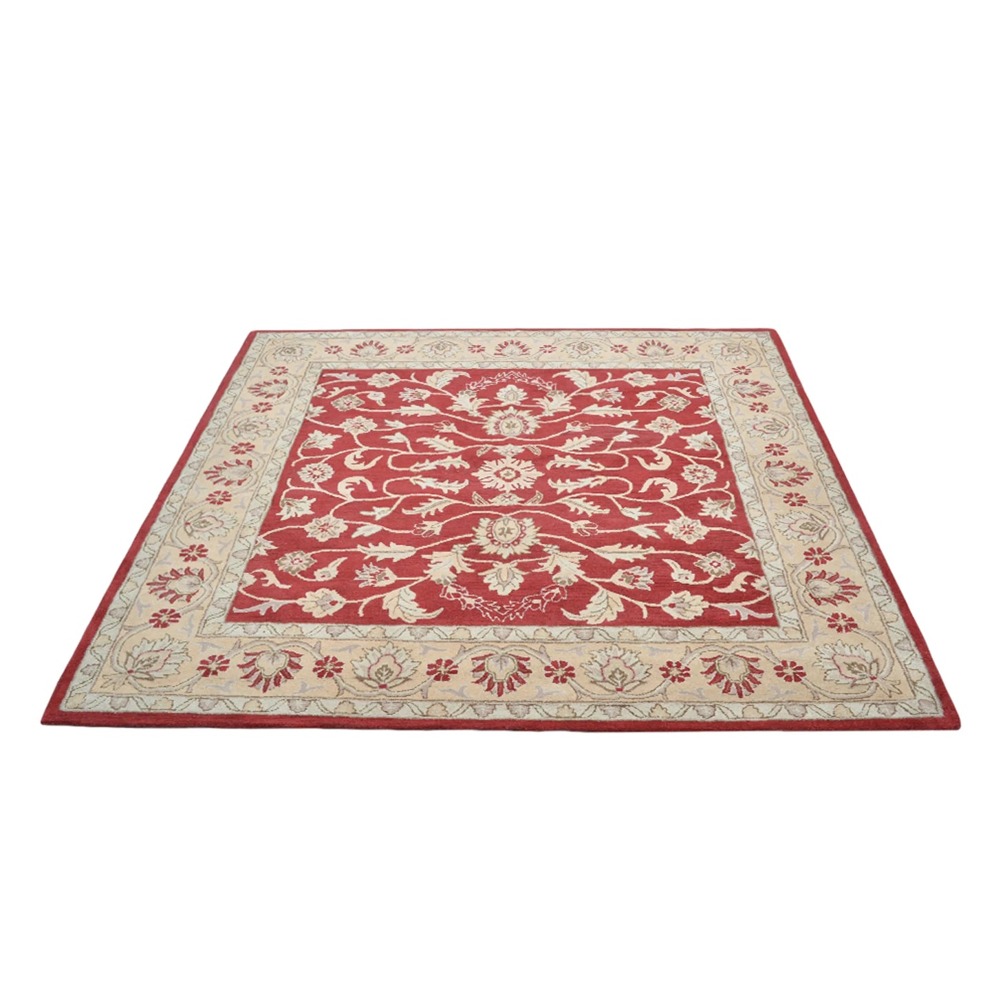 Oriental Collection: Square Hand Tufted Wool Area Rugs