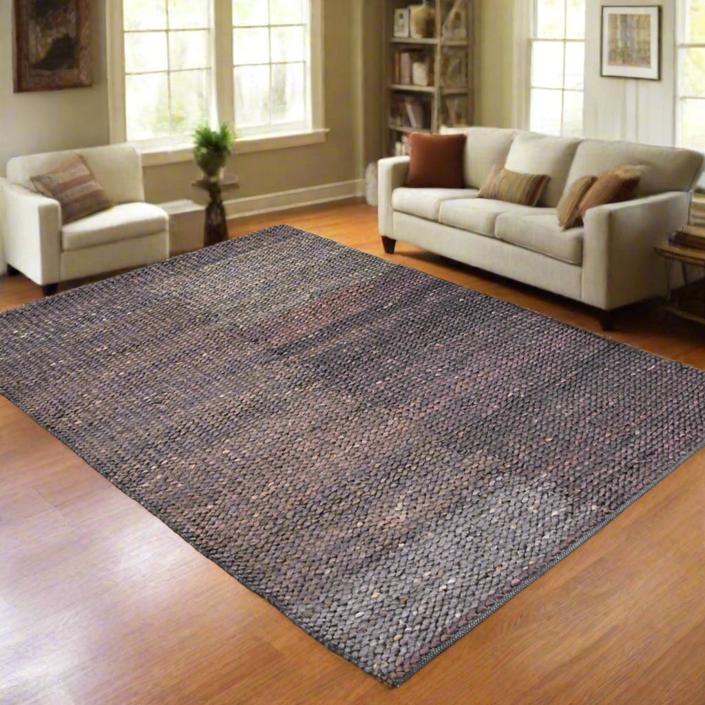 Basic Solids Collection: Hand Woven Jute Area Rugs (Assorted Colors and Sizes)