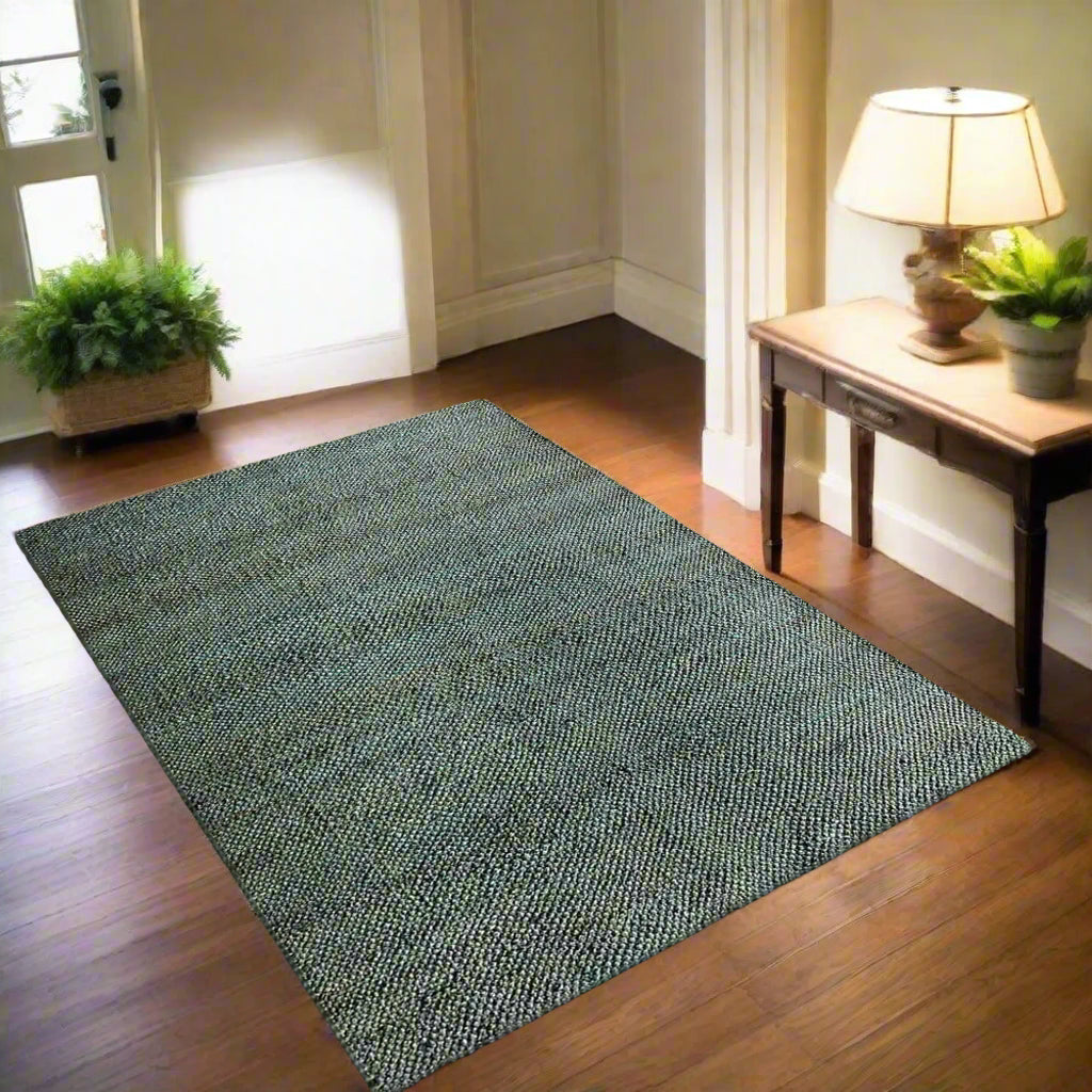 Basic Solids Collection: Hand Woven Jute Area Rugs (Assorted Colors and Sizes)