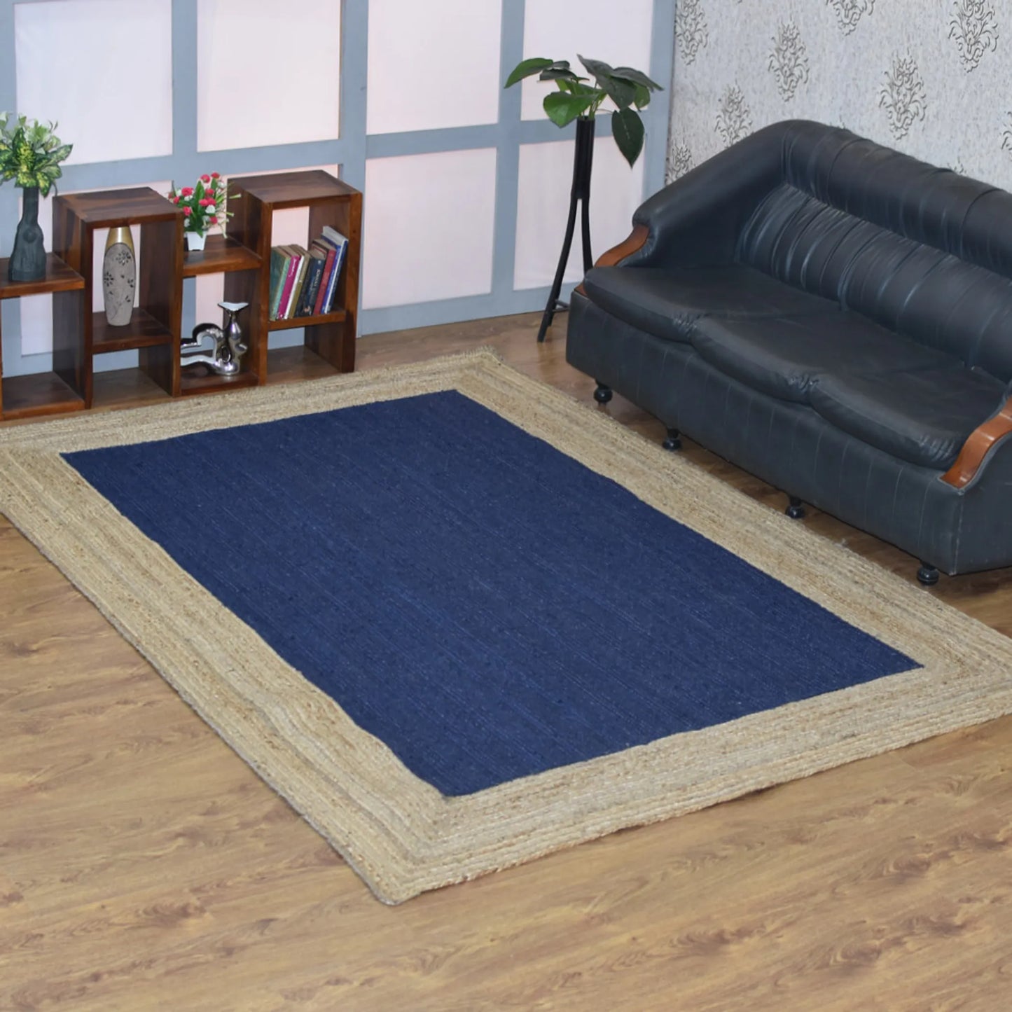 Hand-Woven Jute Contemporary Area Rugs - ASSORTED PATTERNS, COLORS AND SIZES