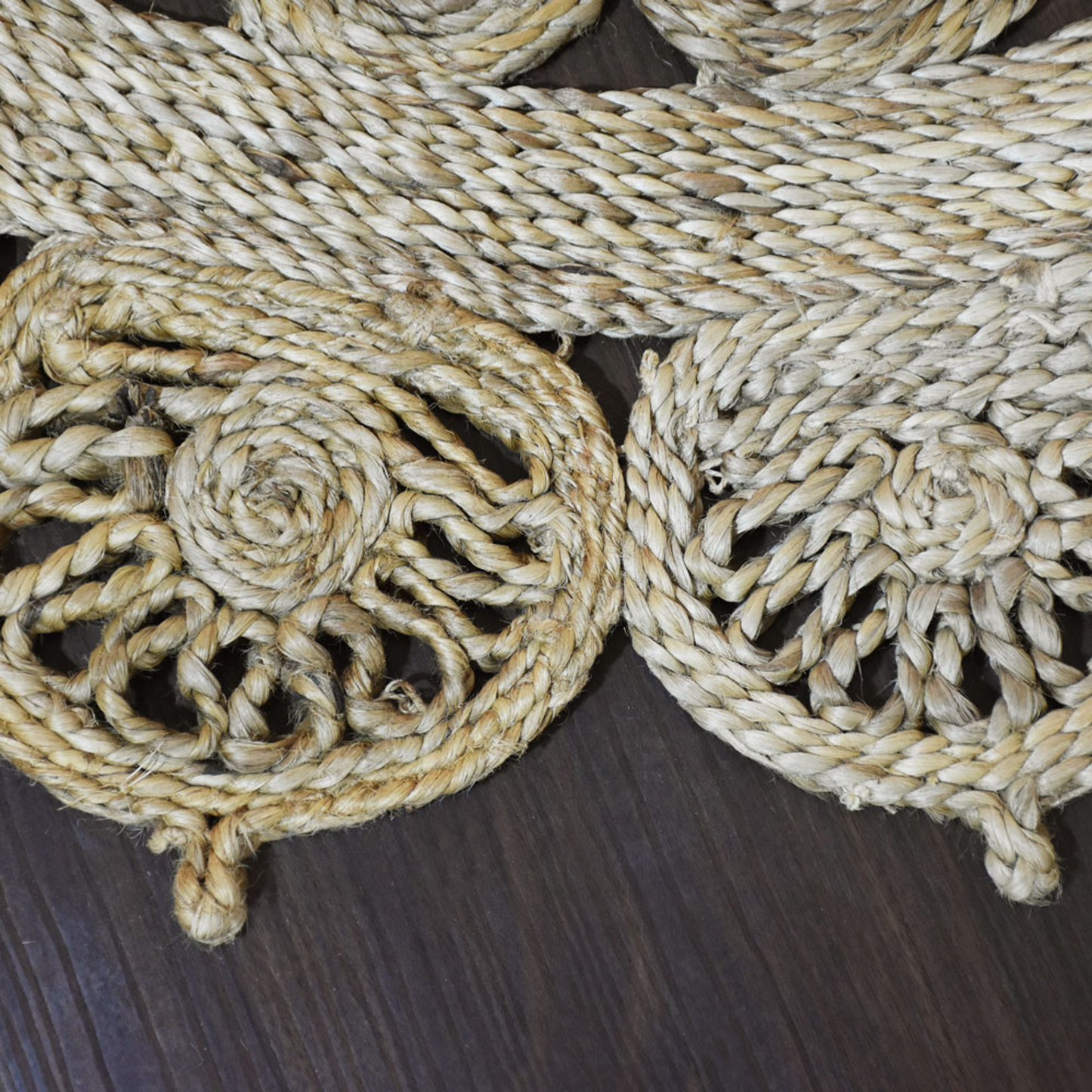 Splendid Circular Collection: Hand Woven Round Jute Area Rugs (Assorted Sizes and Colors)