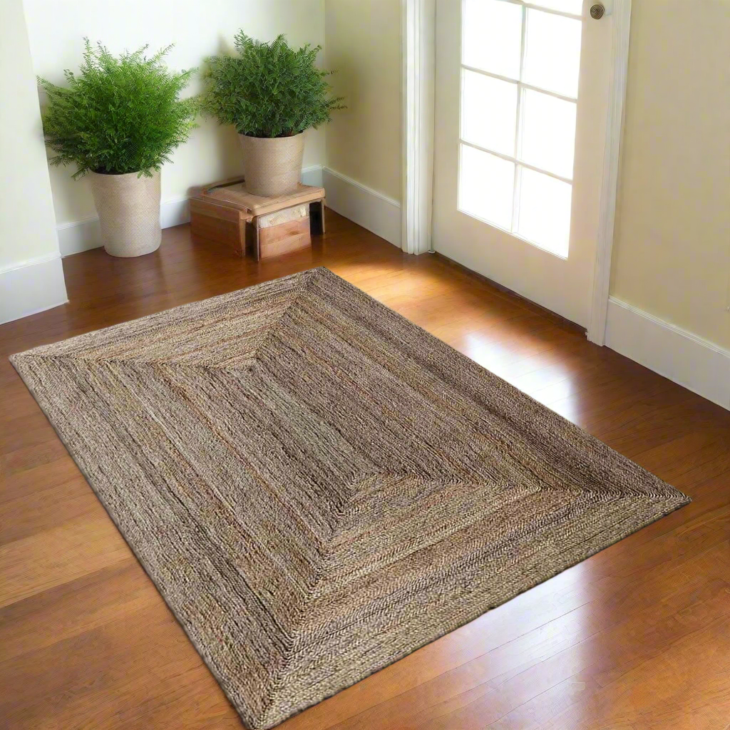 Beautiful Basics Collection: Hand Woven Jute Area Rugs  (Assorted Colors, Patterns, and Sizes)