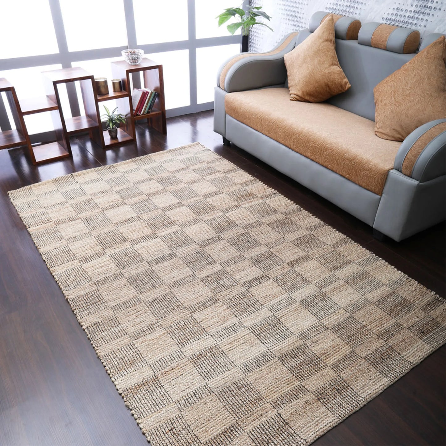 Hand-Woven Jute Contemporary Area Rugs - ASSORTED PATTERNS, COLORS AND SIZES