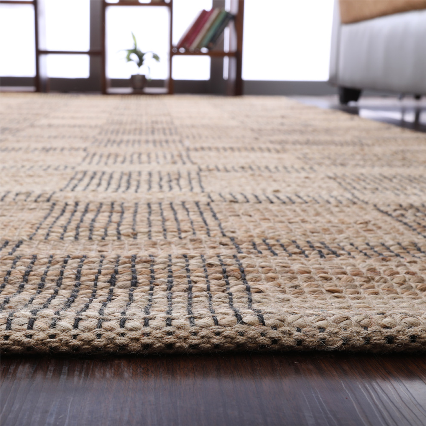 Beautiful Basics Collection: Hand Woven Jute Area Rugs  (Assorted Colors, Patterns, and Sizes)