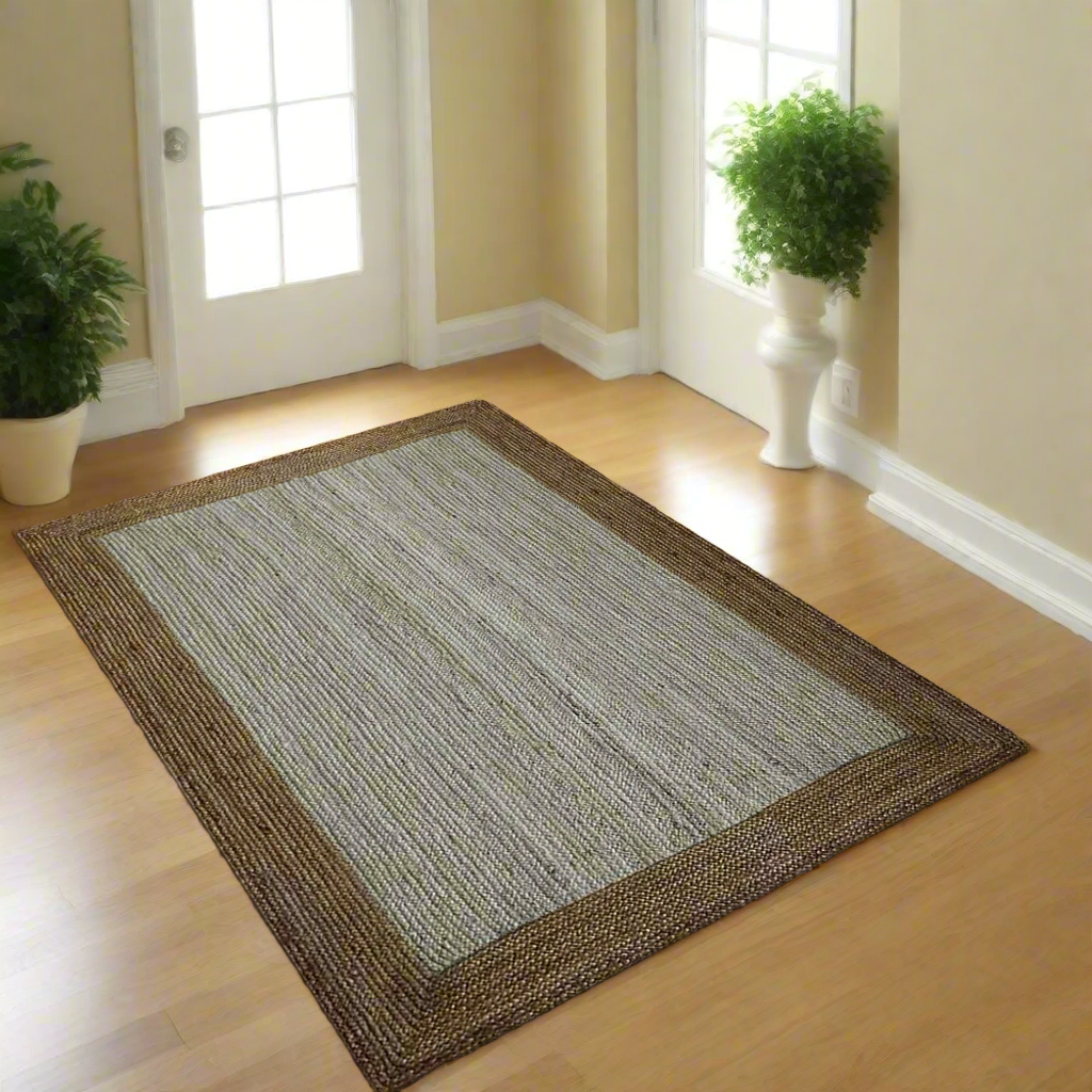 Beautiful Basics Collection: Hand Woven Jute Area Rugs  (Assorted Colors, Patterns, and Sizes)