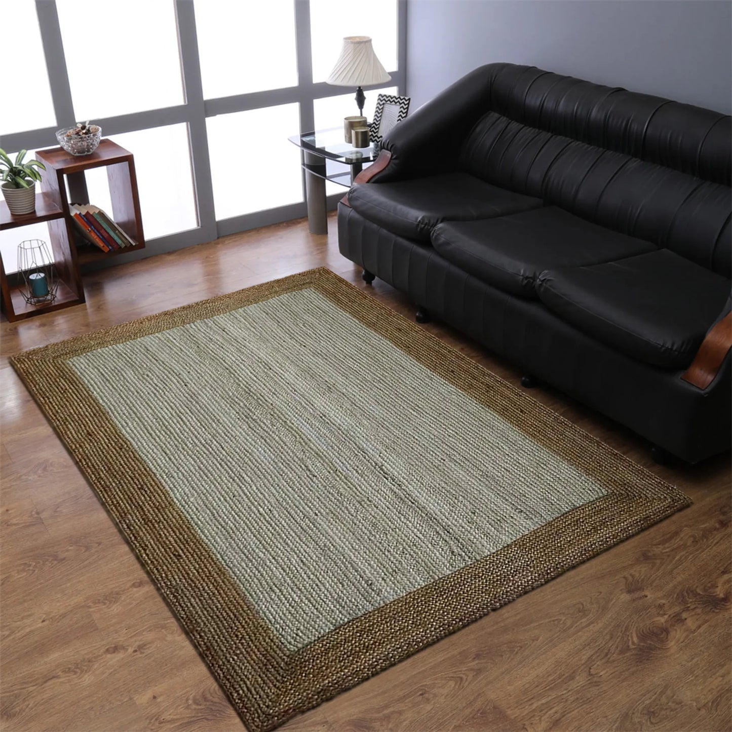 Hand-Woven Jute Contemporary Area Rugs - ASSORTED PATTERNS, COLORS AND SIZES