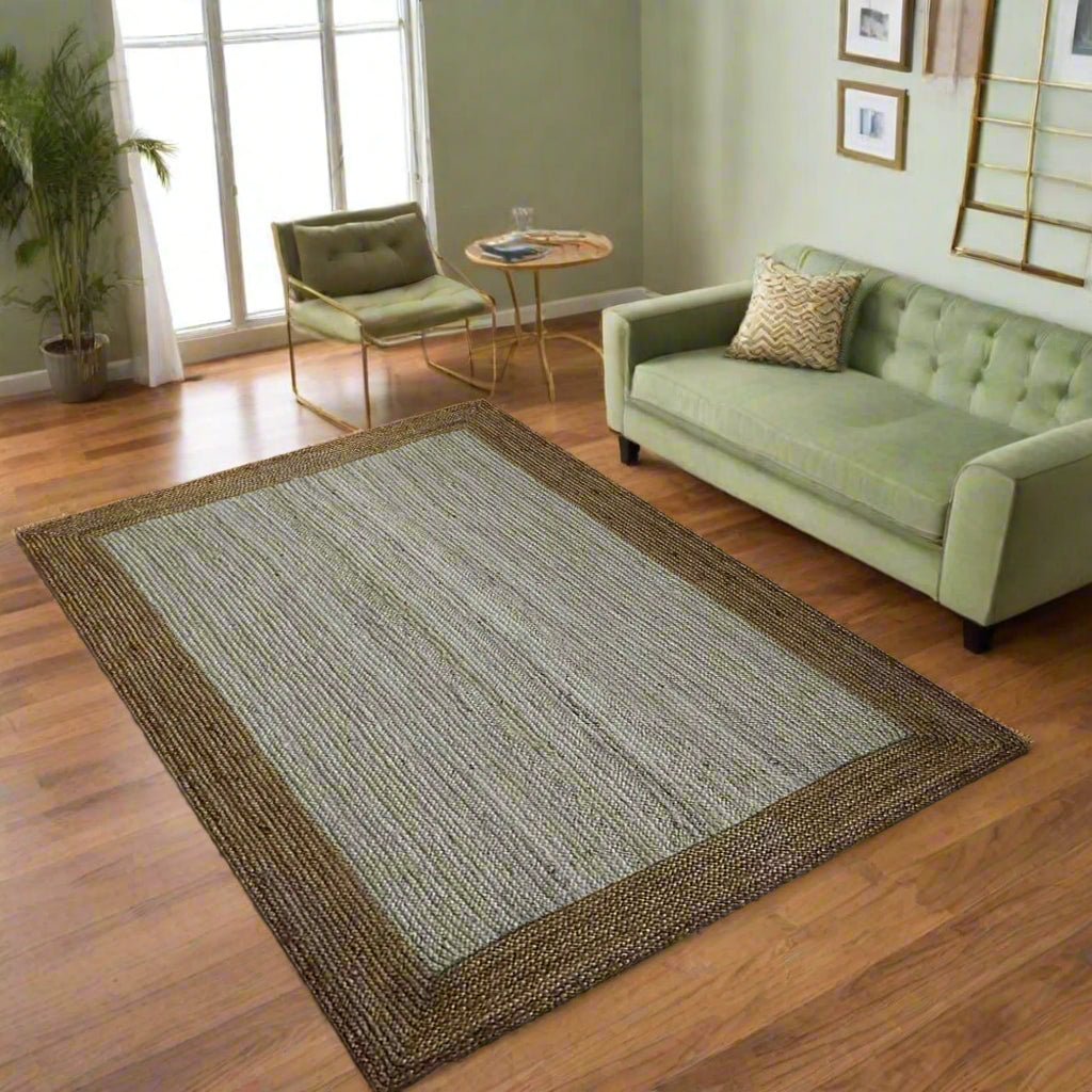 Beautiful Basics Collection: Hand Woven Jute Area Rugs  (Assorted Colors, Patterns, and Sizes)