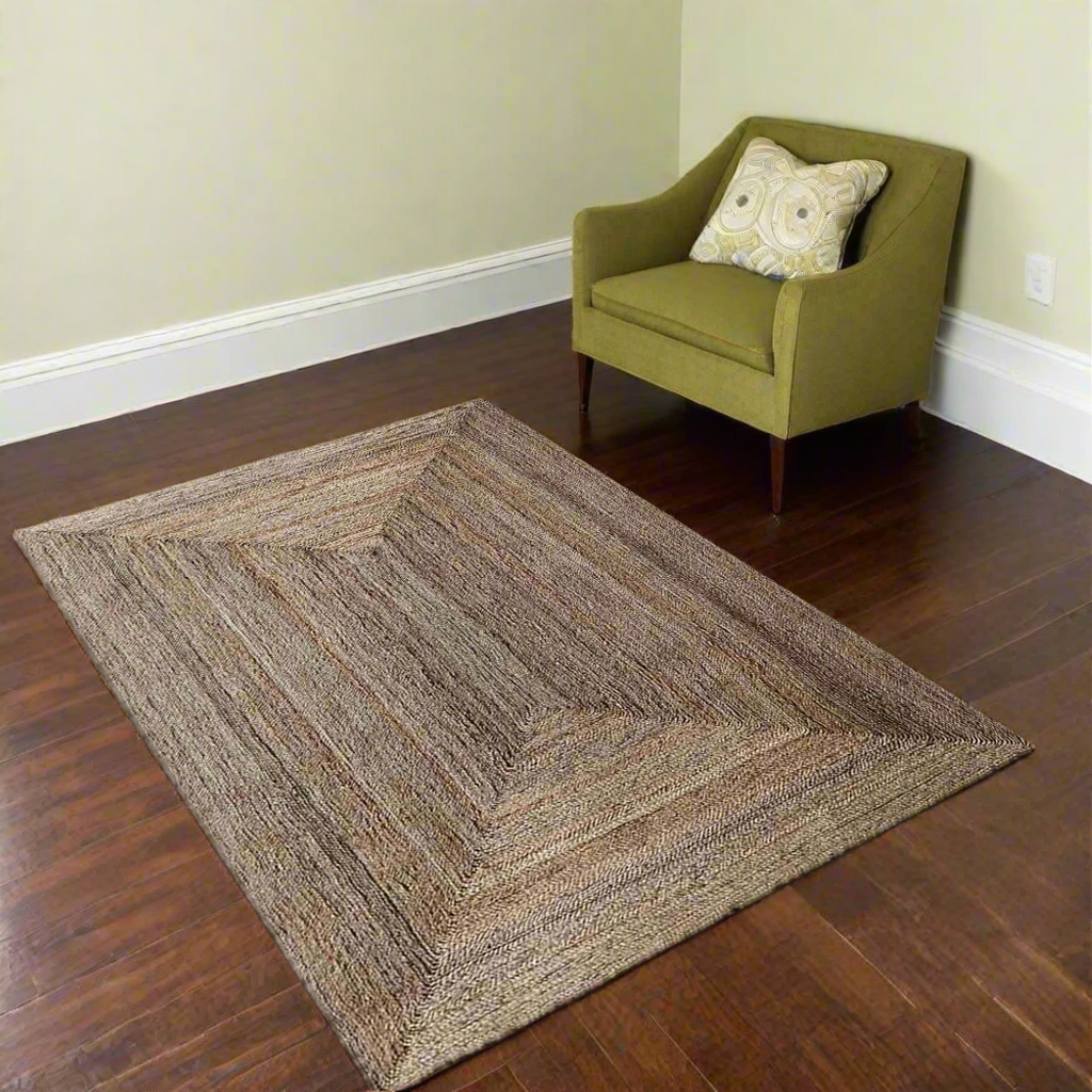 Beautiful Basics Collection: Hand Woven Jute Area Rugs  (Assorted Colors, Patterns, and Sizes)