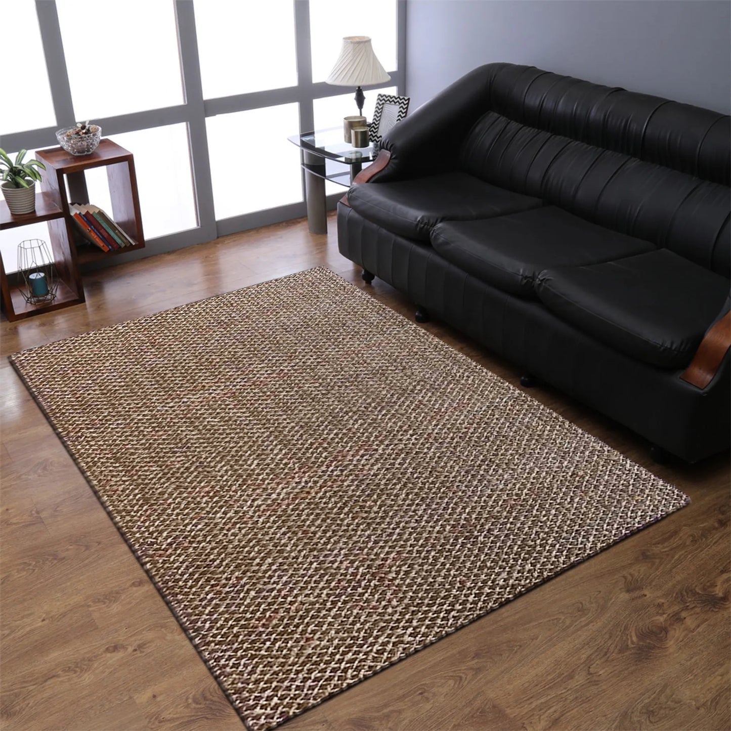 Hand-Woven Jute Contemporary Area Rugs - ASSORTED PATTERNS, COLORS AND SIZES