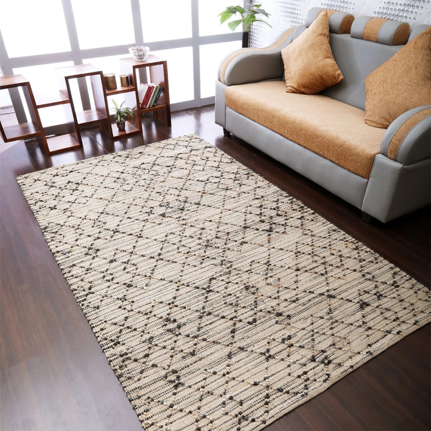 Hand-Woven Jute Contemporary Area Rugs - ASSORTED PATTERNS, COLORS AND SIZES