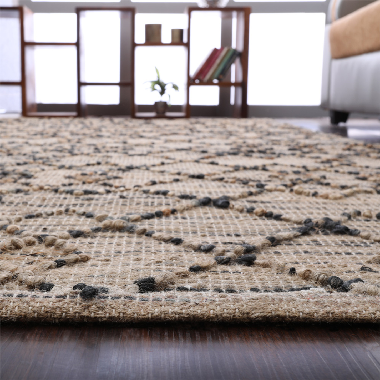 Beautiful Basics Collection: Hand Woven Jute Area Rugs  (Assorted Colors, Patterns, and Sizes)