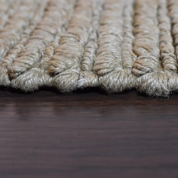 Basic Solids Collection: Hand Woven Jute Area Rugs (Assorted Colors and Sizes)