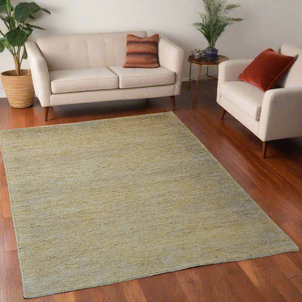 Basic Solids Collection: Hand Woven Jute Area Rugs (Assorted Colors and Sizes)