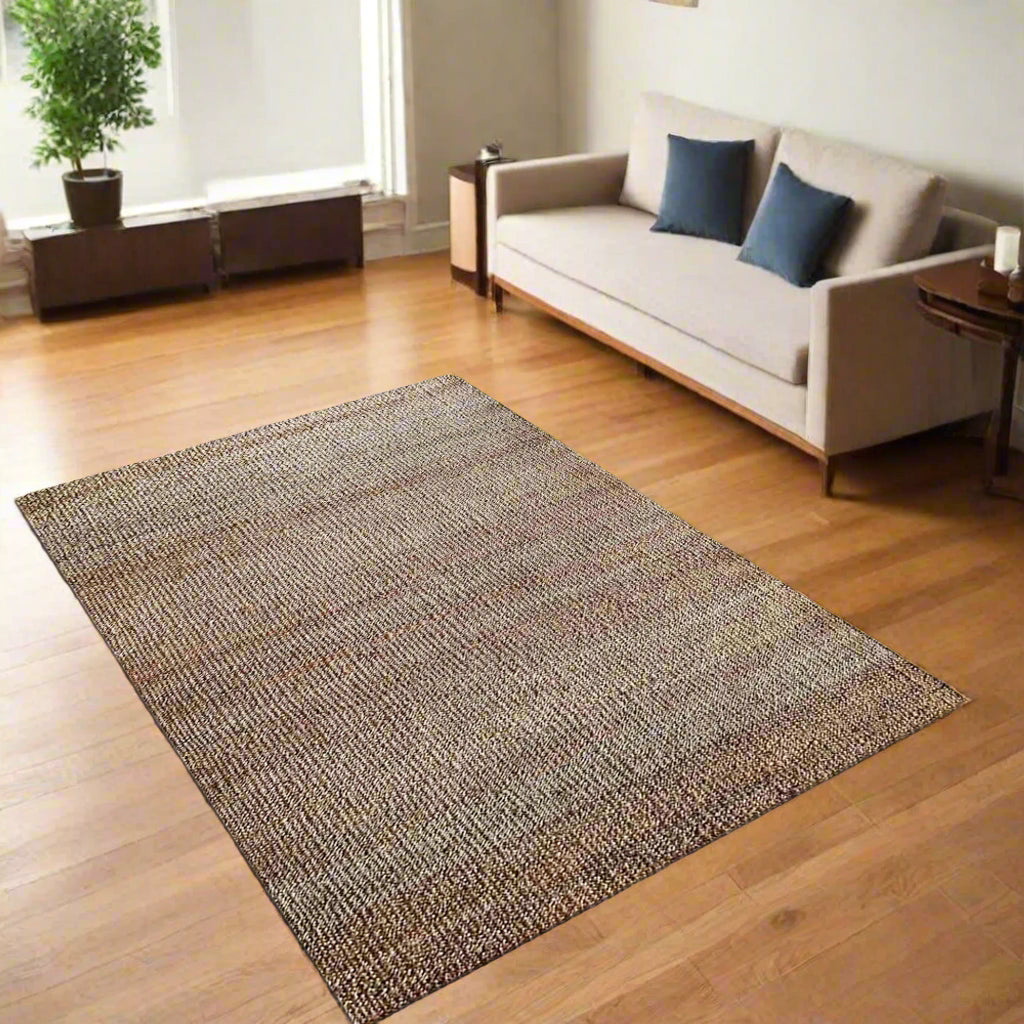 Basic Solids Collection: Hand Woven Jute Area Rugs (Assorted Colors and Sizes)