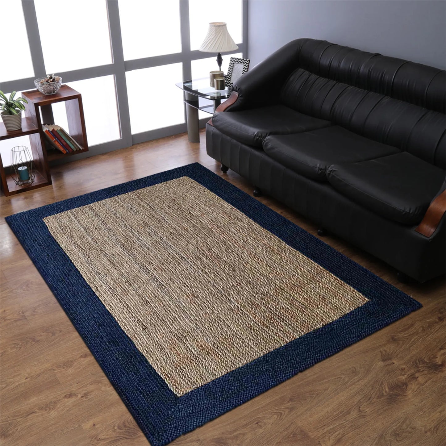 Hand-Woven Jute Contemporary Area Rugs - ASSORTED PATTERNS, COLORS AND SIZES