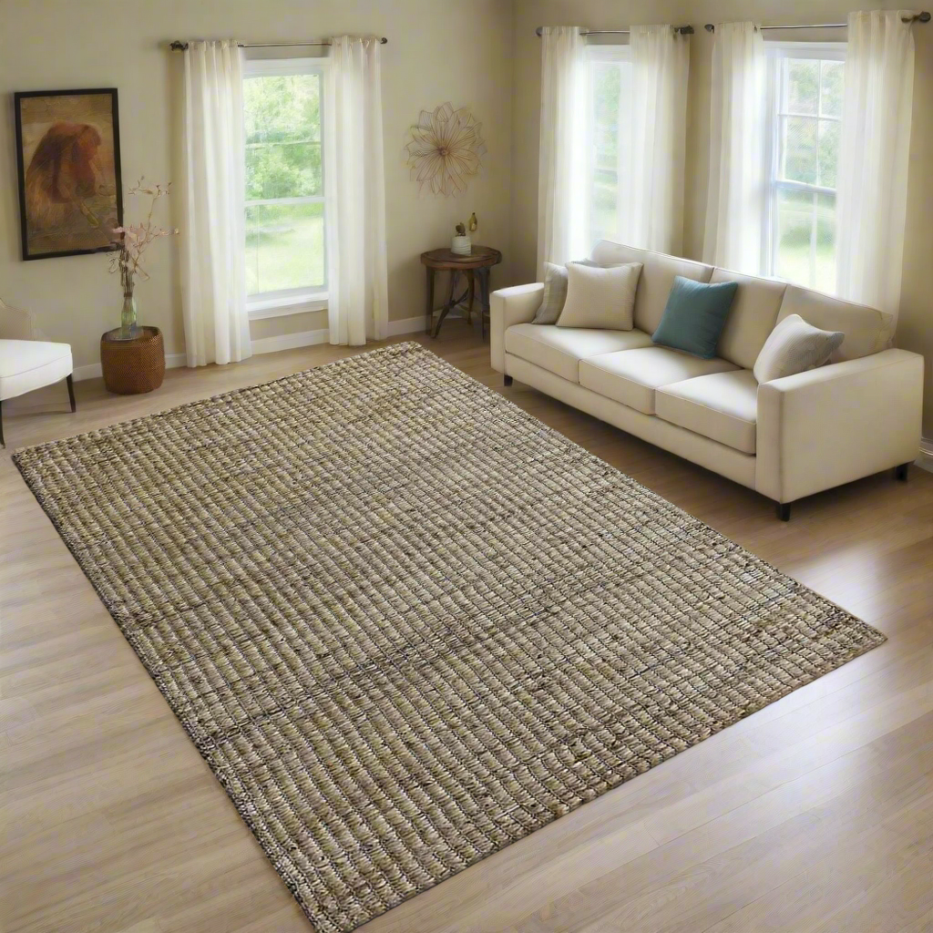 Beautiful Basics Collection: Hand Woven Jute Area Rugs  (Assorted Colors, Patterns, and Sizes)