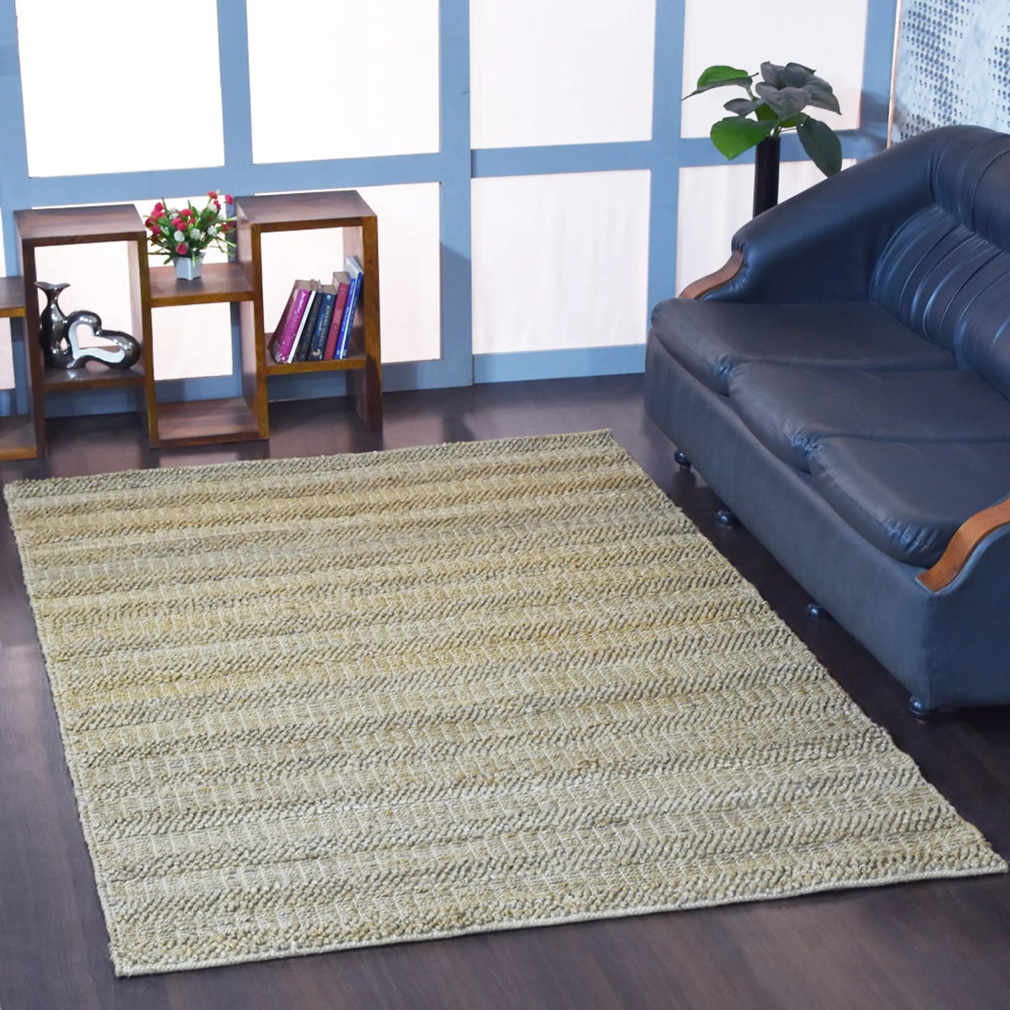 Hand-Woven Jute Contemporary Area Rugs - ASSORTED PATTERNS, COLORS AND SIZES