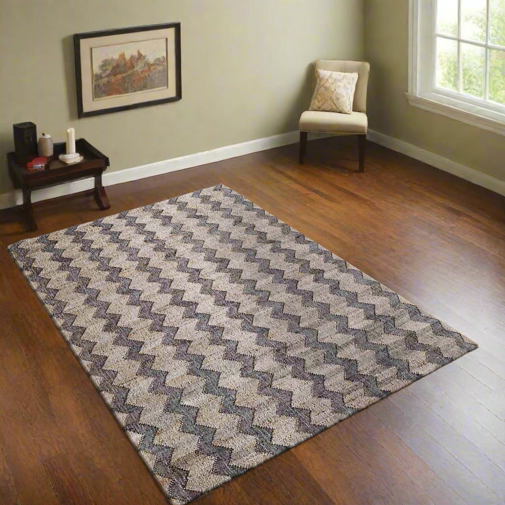 Hand Woven Kilim Jute Contemporary Area Rug