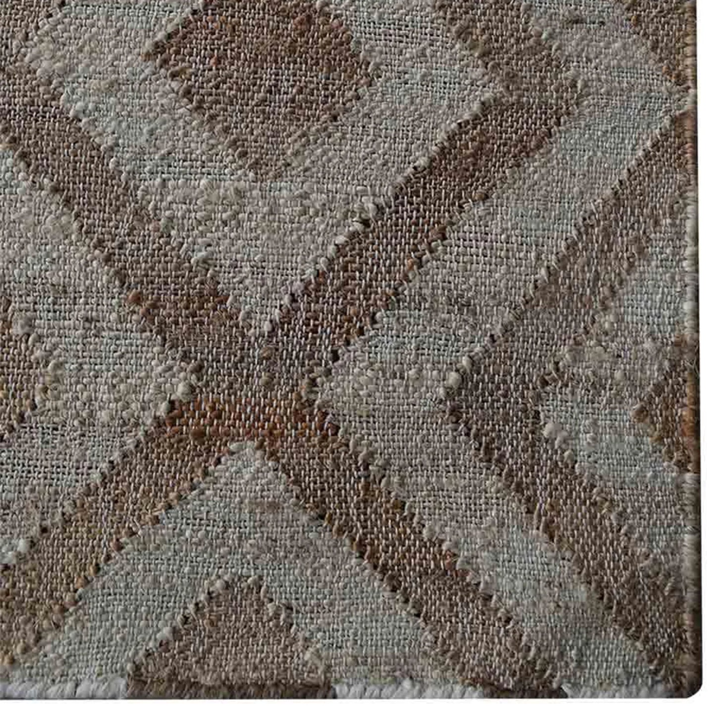 Geometric Trio Collection: Hand Woven Kilim Jute Area Rugs