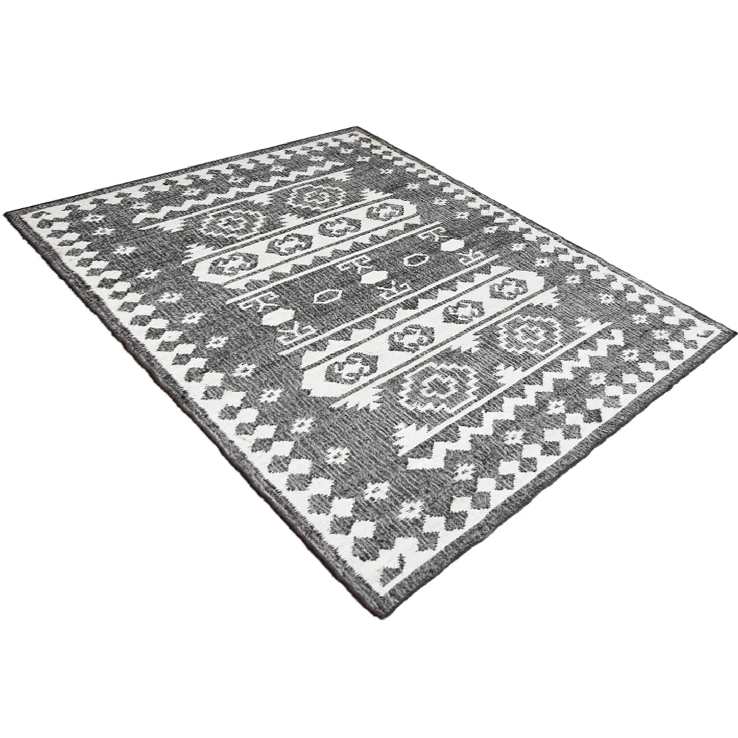 Hand Woven Kilim Jute Oriental Area Rug