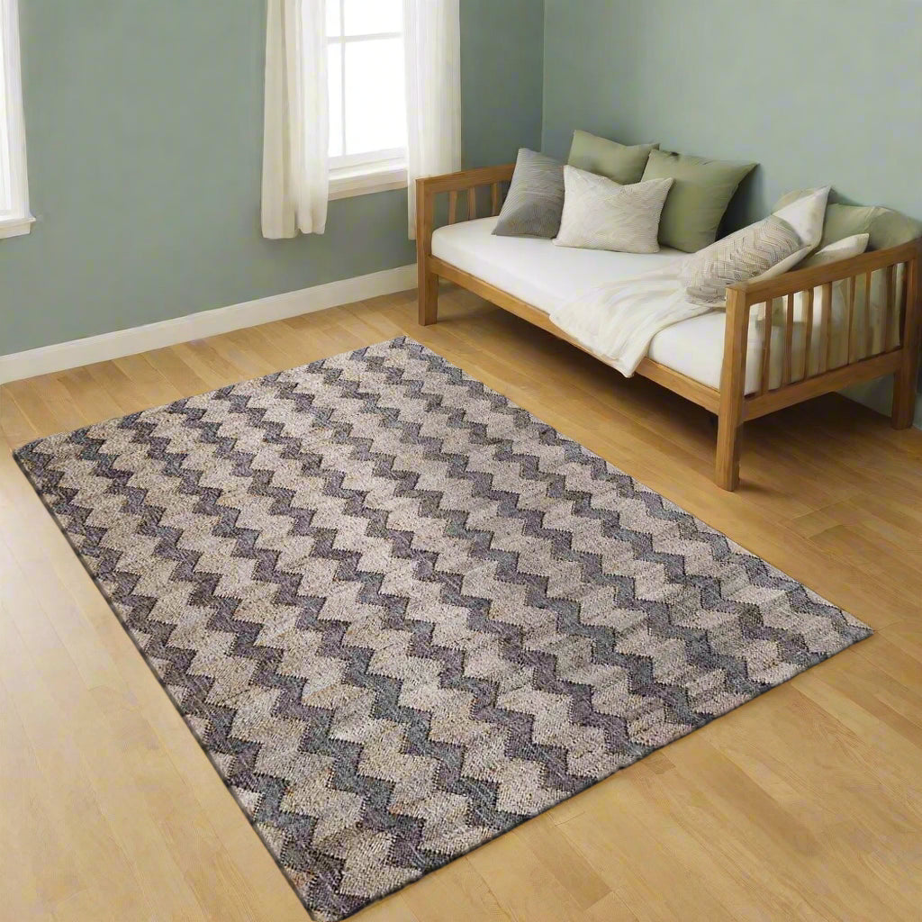 Hand Woven Kilim Jute Contemporary Area Rug