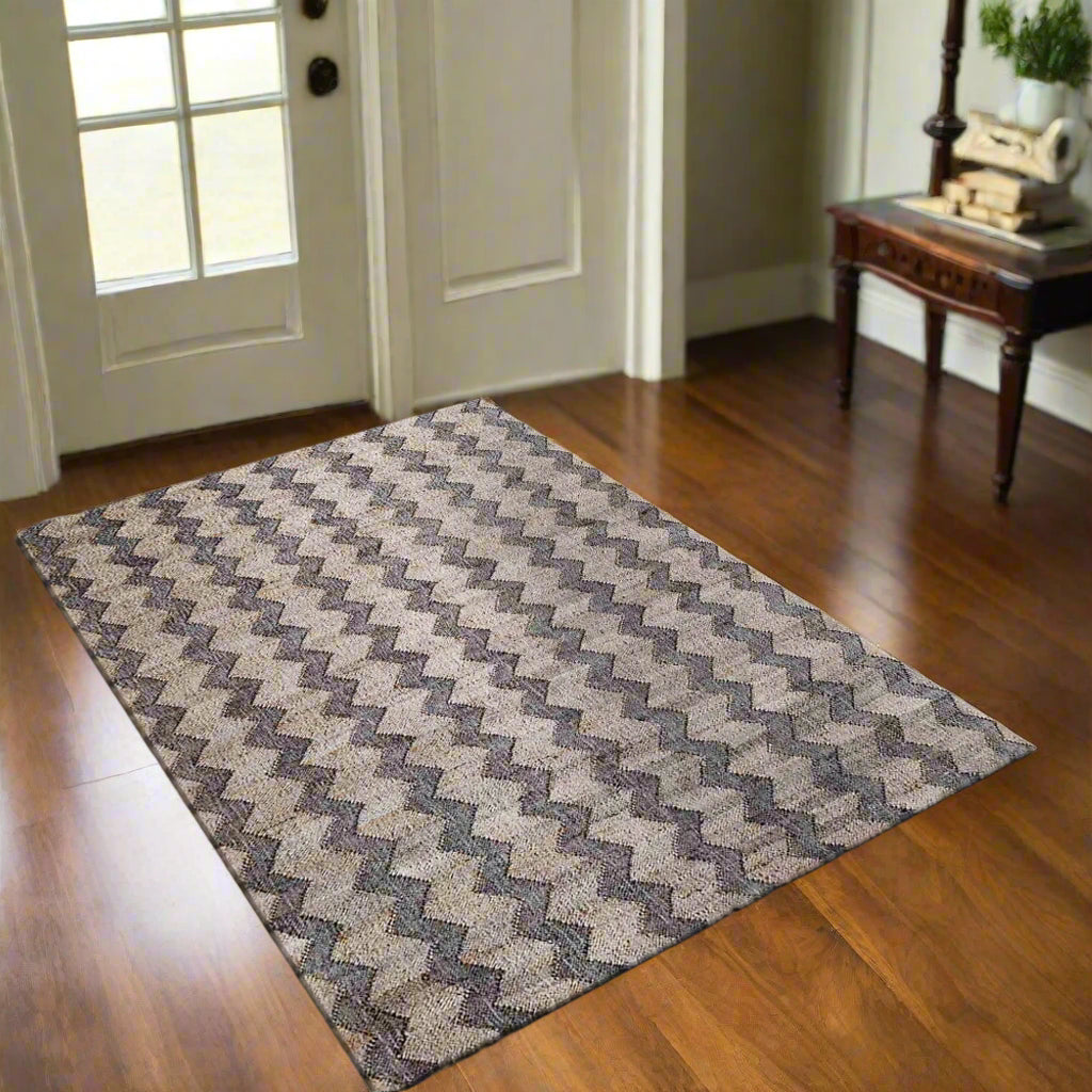 Hand Woven Kilim Jute Contemporary Area Rug