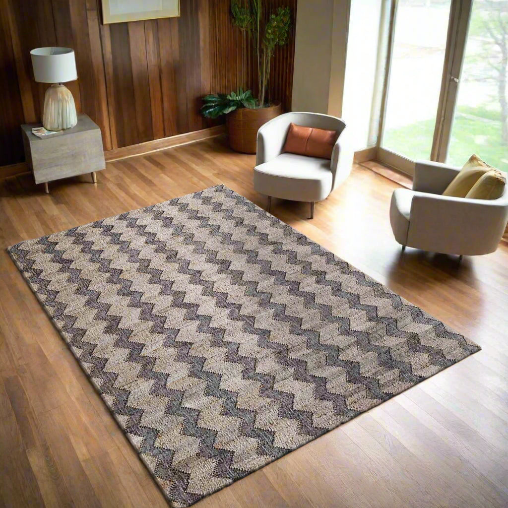 Hand Woven Kilim Jute Contemporary Area Rug