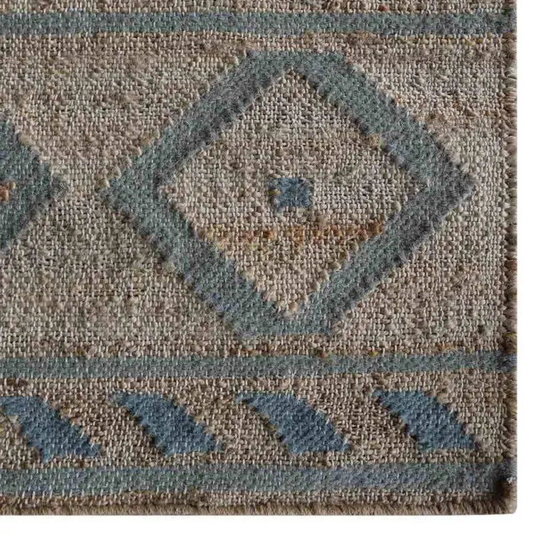 Geometric Trio Collection: Hand Woven Kilim Jute Area Rugs