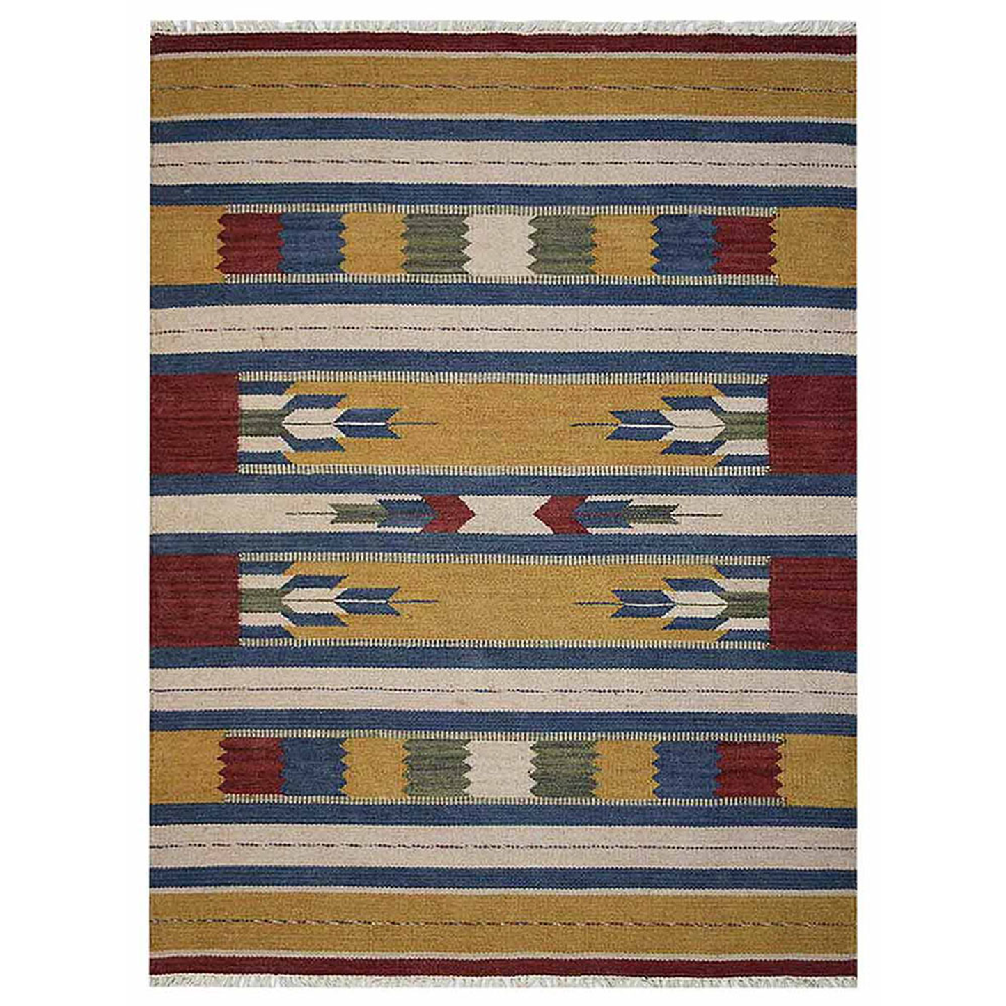 Kilim Collection: Hand Woven Flat Weave Wool Area Rugs (Assorted Colors, Patterns and Sizes)