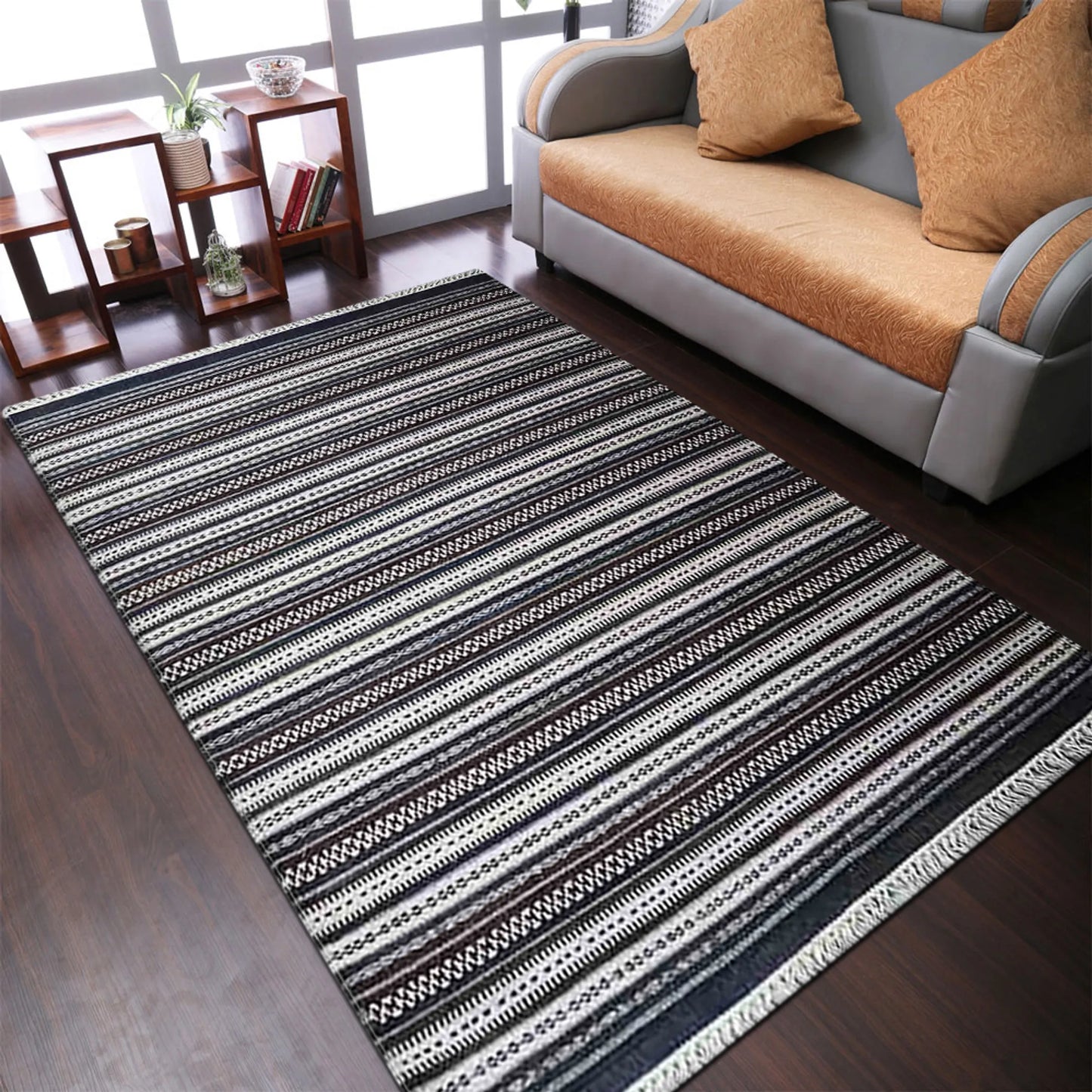 Hand-Woven Contemporary Kilim Wool Area Rugs - ASSORTED PATTERNS, COLORS AND STYLES