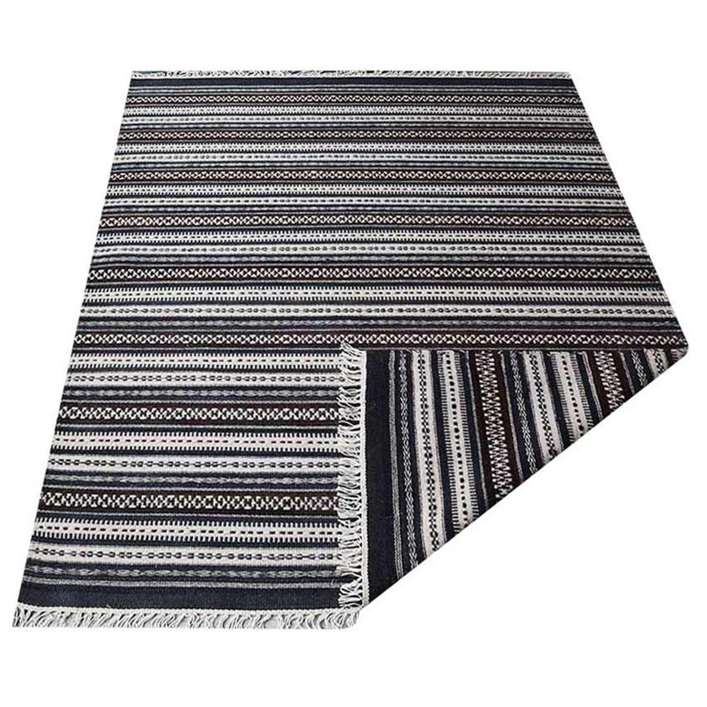 Kilim Collection: Hand Woven Flat Weave Wool Area Rugs (Assorted Colors, Patterns and Sizes)