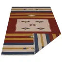 Bold Contemporaries Collection: Hand Woven Flat Weave Kilim Wool Area Rugs (Assorted Colors, Patterns and Sizes)