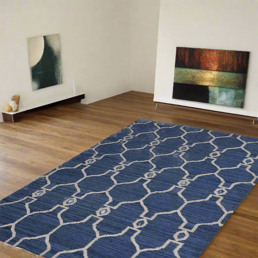 Bold Contemporaries Collection: Hand Woven Flat Weave Kilim Wool Area Rugs (Assorted Colors, Patterns and Sizes)