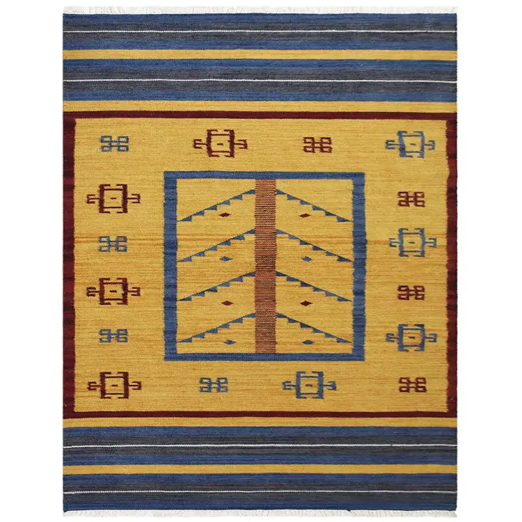 Bold Contemporaries Collection: Hand Woven Flat Weave Kilim Wool Area Rugs (Assorted Colors, Patterns and Sizes)