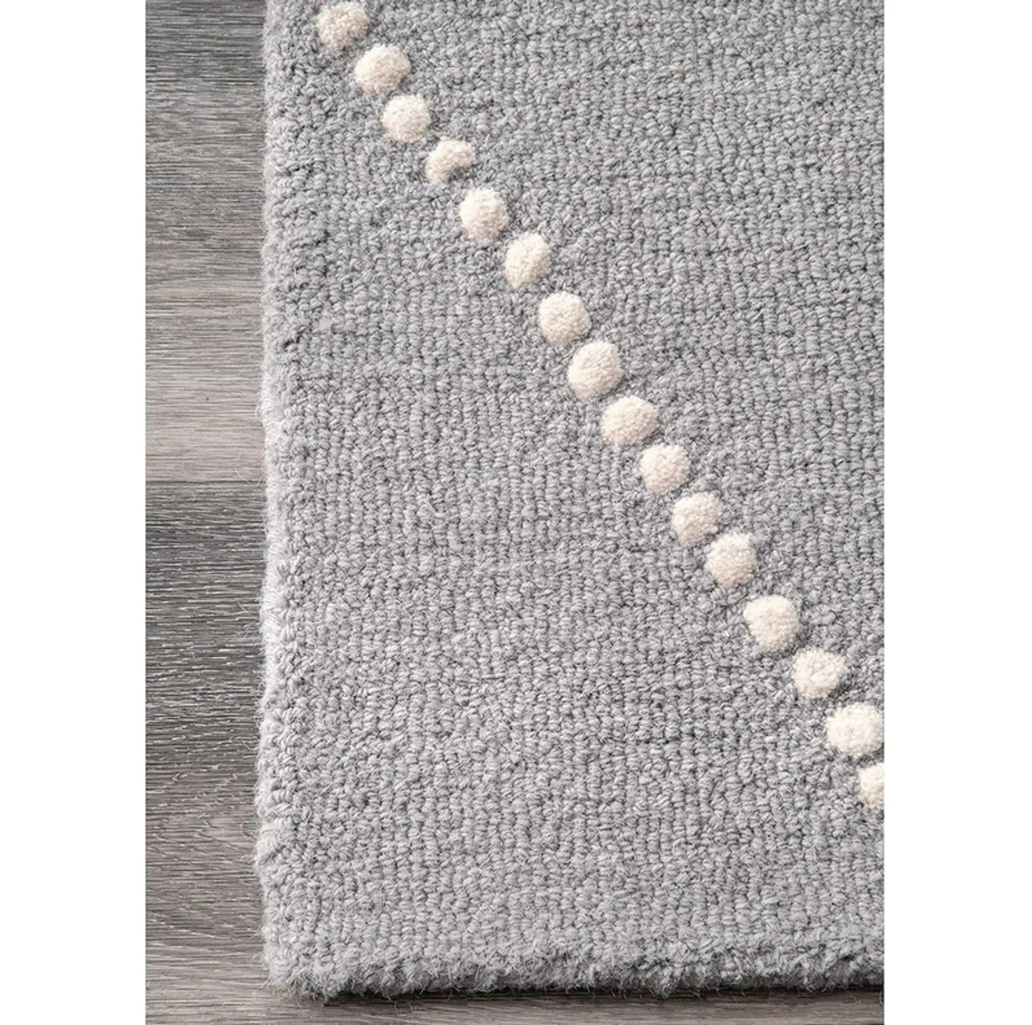 Hand-Tufted Wool Area Rug - 7'6" x 9'6"