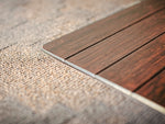 Walnut Standard Bamboo Chair Mat No Lip