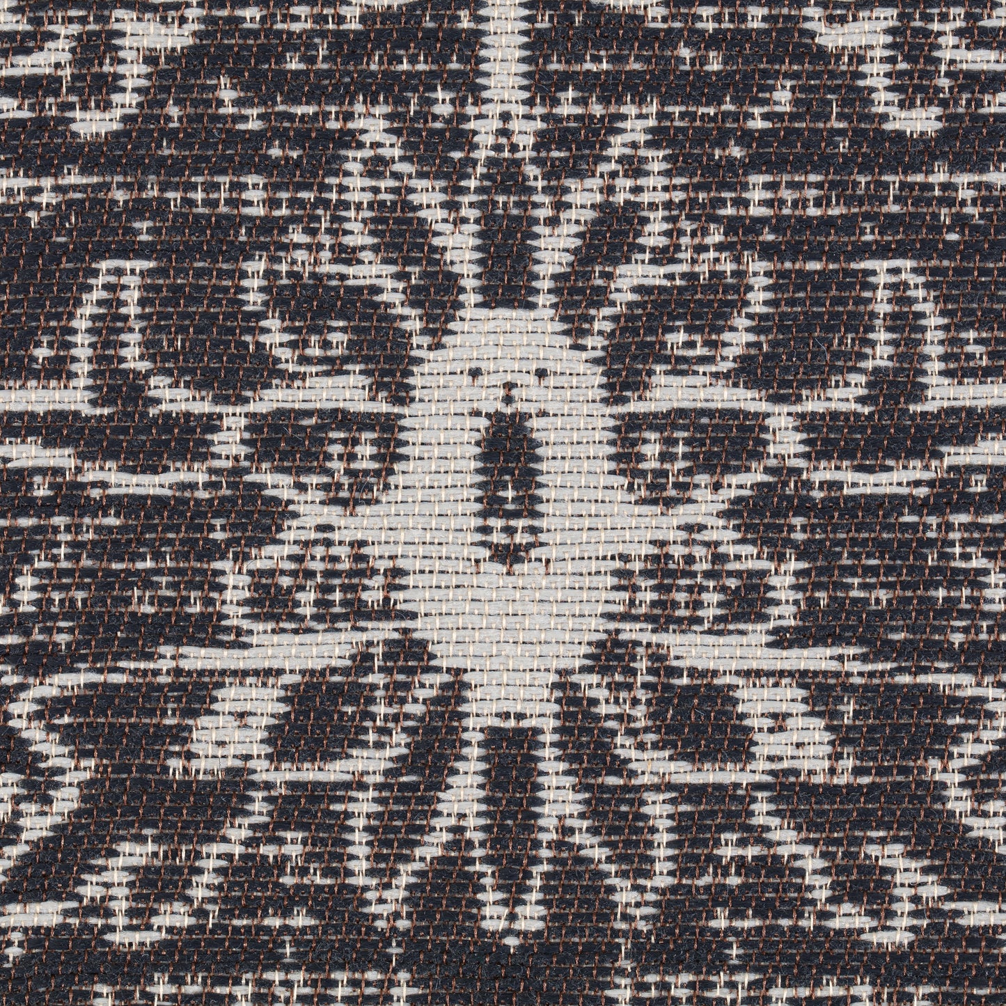 Black & White Rug'd Chair Mat