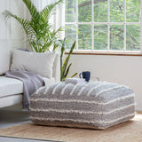 Manu Gray and Ivory Ottoman