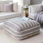 Manu Gray and Ivory Ottoman