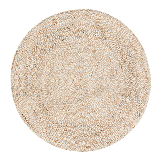 Speckled Egg Round Jute Rug