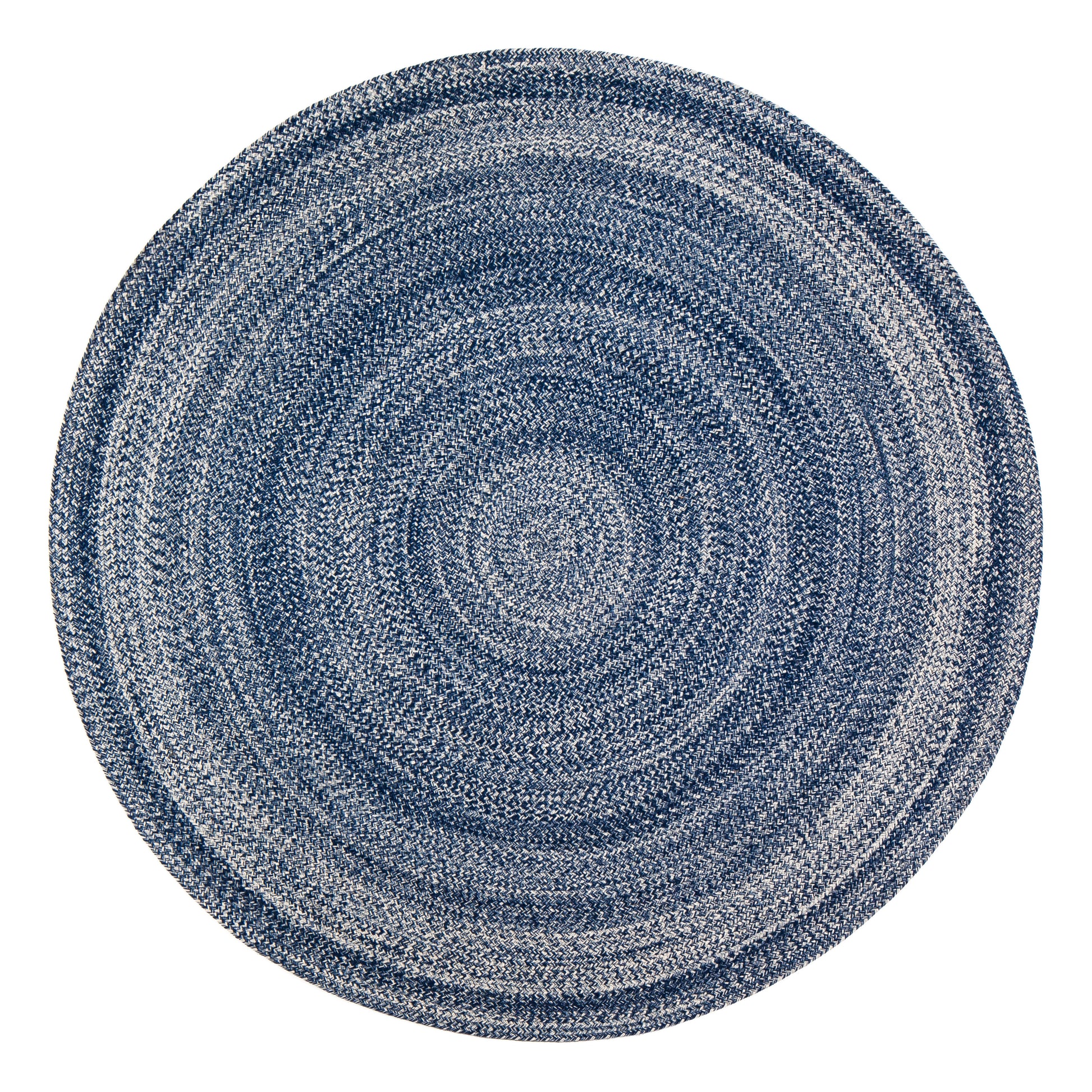 Aegean Surge Cotton & PET Round Area Rug