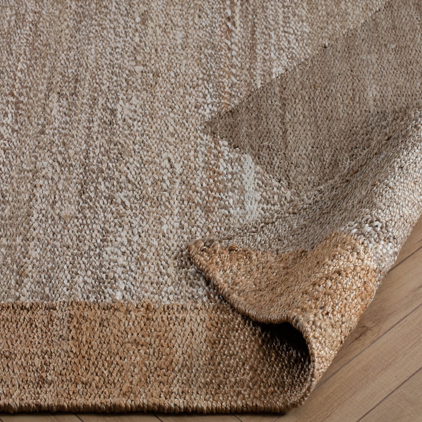 Eden Natural and Tan Jute Area Rug